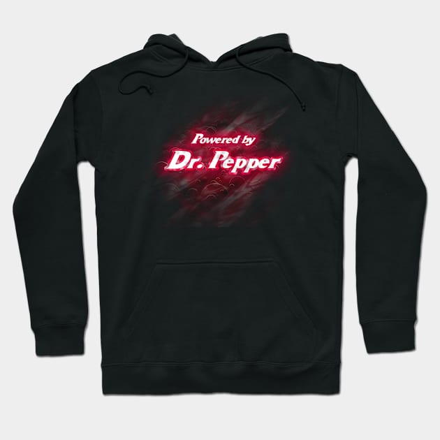 Powered By Dr. Pepper Revisit A Hoodie by Veraukoion